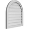 Ekena Millwork Round Top Surface Mount PVC Gable Vent: Functional, w/ 2"W x 1-1/2"P Brickmould Frame, 24"W x 26"H GVPRT24X2602SF - alternate 4